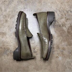 Vintage Cole Haan crocodile Loafers